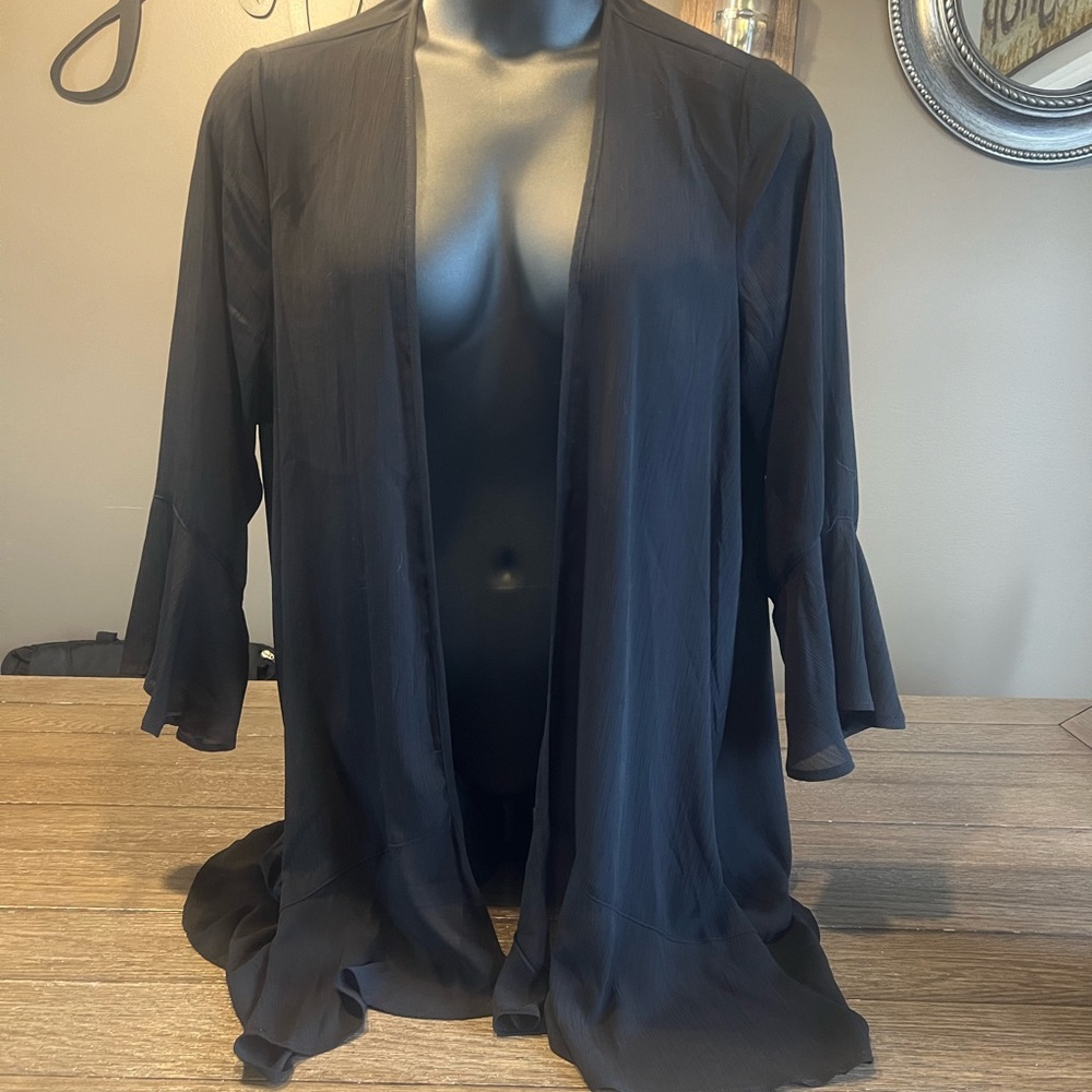 Black Gauze Kimono